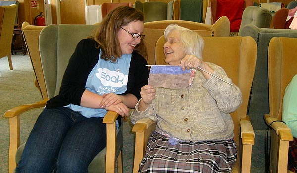 Eckling Grange volunteers in action at the Jubilee Celebrations